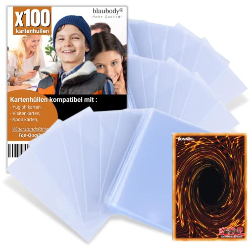 Bustine Protettive Carte x100pcs (86 * 59 mm) Protezione Buste Protettive Manga ✮Garanzia A Vita✮ 2025 Photocard Sleeves Bustine Manga Perfect Size, Standard, Holder/Custodia Protettiva Manga Tin