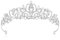 YUXIANLB Krone Prinzessin Mädchen Damen Diadem Crown Kristall Tiaras Prinzessinnenkrone Eleganter Corwn Royal Queen Brautschmuck Strass Stirnband Geschenk Haarschmuck für Frauen Hochzeit Tanzparty