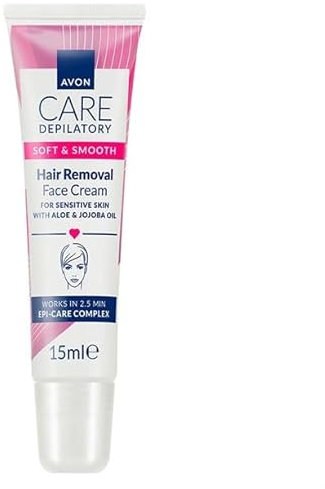 Avon Care Soft & Smooth Enthaarungscreme für das Gesicht in 2,5 Min., 15 ml