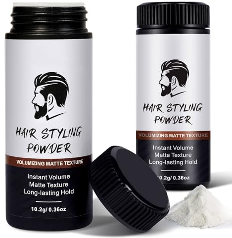 Poudre Texturisante Ultra-Légère – Volume & Grip Naturel pour Messieurs – Poudre Texture Cheveux Homme (Effet Mat) – Poudre Coiffante Invisible et Durable, Style Facile et Résistant