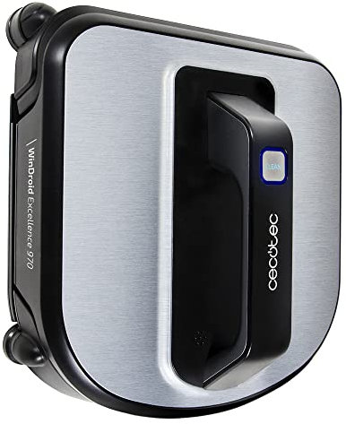 Cecotec Robot Limpia Cristales Conga WinDroid Excellence 970, con Navegación Itech Win 3.0, 4 Modos de Limpieza, Limpieza en 5 etapas, Mando a Distancia, 4 Metros de acción