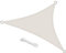 swift Sonnensegel Wasserdicht Dreieckig 5x5x5 Meter UV Schutz Polyester Wasserabweisend Dreieck 5x5x5m Sonnenschutz Balkon Garten und Terrasse, Cremeweiß
