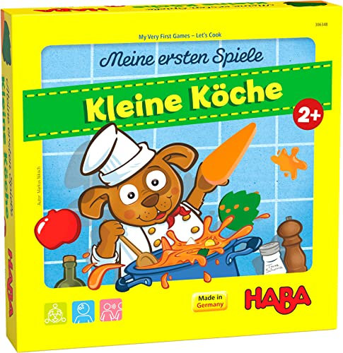 HABA 306348 - Meine ersten Spiele – Kleine Köche, Spielesammlung ab 2 Jahren, Made in Germany