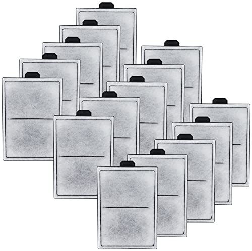 HiTauing 15 Packs PF-L Carbon Cartridges for PF20, PF30, PF40 and PF75 Power Filters