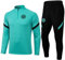 YASHANG Paris Jersey Trainingsanzug Langarm Jacke Frühling und Herbst Jacke Fußball Uniform Benutzerdefinierte PSG Männer Frauen(s-Small,Grün)