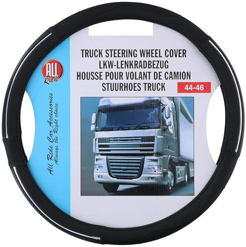 All Ride Rattöverdrag lastbil – styre med diameter 44–46 cm – gummi – halkfri textur svart