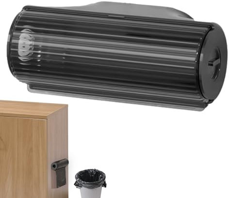 Eventerde Support de Rouleau de Distributeur de Sacs poubelles, Distributeur de Sacs poubelles Mural, Boîte de Rangement Distributeur de Sacs poubelles pour Cuisines, armoires, canapés,