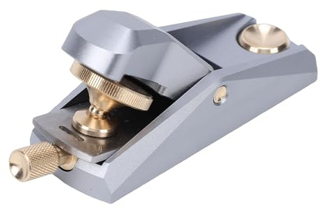 Naroote Pialla Manuale per Lavorazione Del Legno, Pialla a Blocco Leggera in Lega di Alluminio con Angolo Ridotto di 33 Gradi e Impugnatura Ergonomica, per Sbavatura di Modelli