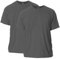 Gildan Unisex's Ultra Cotton T-Shirt, Style G2000, Multipack, Charcoal (2-Pack), XL (Pack of 2)