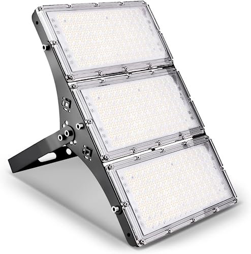 Viugreum Led Strahler Außn, 300W Aussenstrahler, IP66 Wasserdicht Mit 315 Hellen, WarmweißLeds (30000 Lm), Aktualisiert Wasserdicht & Aussehen Aluminium Led Fluter