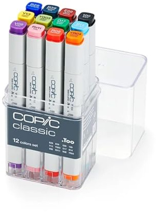 Copic Classic 12 Color Set
