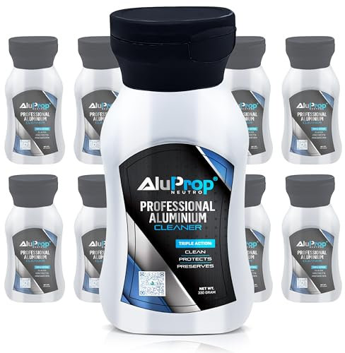 ALUPROP NEUTRE 8 x 330 g | Nettoyant pour menuiserie en aluminium anodisé et thermolaqué | Ravive couleur et brillance | Fenêtres, portes et cadres | Sans acide | Nettoyage extérieur