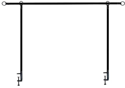 Supporto per da tavolo con morsetti, supporto per a palloncino in metallo, da tavolo regolabile per matrimoni, feste di compleanno, baby shower, decorazioni natalizie, 280 x 99 cm