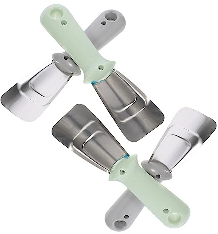 Cabilock 4piezas Pala De Deshielo Para Refrigerador Utensilios De Cocina De Acero Inoxidable Raspador De Hielo Para Descongelar Pala Para Quitar Hielo El Hogar
