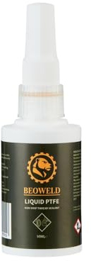BEOWELD Liquid PTFE Pipe Sealant 50ml – Non-Drip Thread Sealing Compound for Metal Pipe Joints, Plumbing, Heating & Industrial Systems