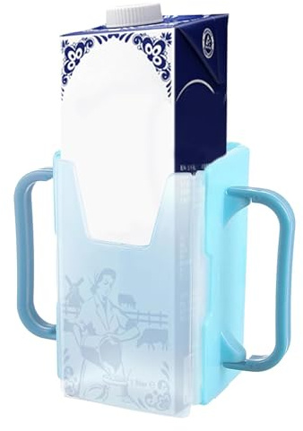 Support de boîte à jus – Support de boîte à Lait sans Compression, Sac à jus Portable à Longueur réglable, Carton de Lait Anti-déversement, Pochette réutilisable pour, sans déversement, Maison