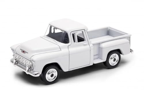 OPO 10 - Auto in Miniatura Compatibile con Chevrolet Stepside del 1955, Scala 1:64, 3 Pollici (7,5 cm), Welly SUP45