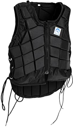 JISADER Equestrian Vest Padded Zipper Breathable EVA Protector with Shock Absorption and Impact Reduction Suitable for Kids Children Women Men Hors, Kids CL