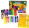 Kids B Crafty Paint Sticks for Kids – 24 Assorted Colours (Classic, Neon, Metallic) | Washable, Mess Free, Quick Drying | Kids Painting Set with Table Cover – Age 3
