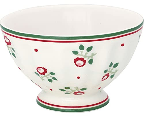 GreenGate [W] French Bowl medium Abi Petit White