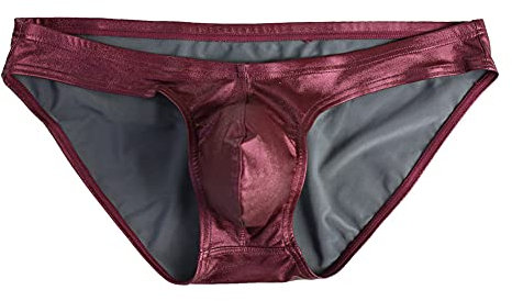 PBHYDK Weinrot Bikini Bademode Männer Badehose Badeanzug Badeanzug Strand Surfen Wassersportbekleidung Mann Badeanzug Badeanzug Mann Herren Bikini Unterwäsche