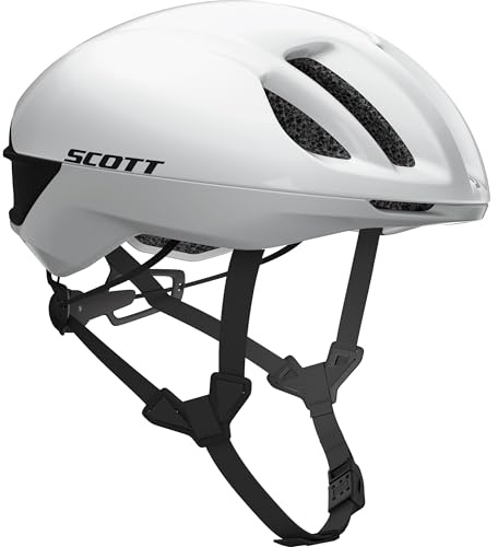 Scott Cadence Plus MIPS Rennrad Fahrrad Helm weiß/schwarz 2025: Größe: S (51-55cm)