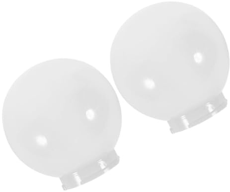KONTONTY 2piezas Cubiertas Esféricas De Inserción Pantallas Acrílicas Luz Cálida y Para Jardín