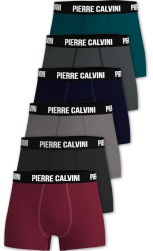 Pierre Calvini Hipster Mens Boxers - Breathable, Moisture Wicking, Soft Cotton Mens Underwear - Fitted, Comfortable Boxers for Men - Boxer Shorts Men Multipack
