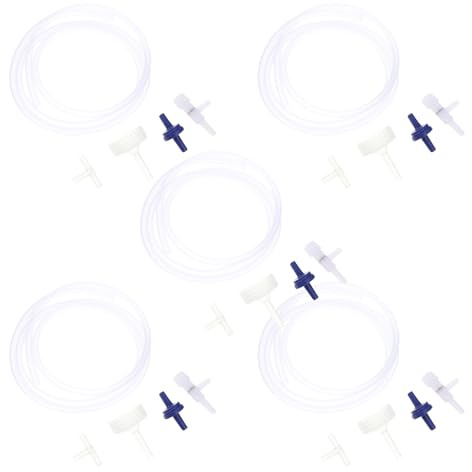 Levemolo 5ensemble Kit Incubation Œufs Artémias pour Aquarium Incubateur Manuel pour Nourriture Vivante pour Poissons