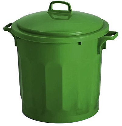 GILAC Poubelle 50 litres Vert avec Couvercle