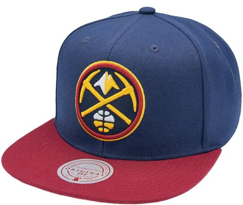 Mitchell & Ness Snapback Cap NBA Team 2 Tone 2.0 Denver Nuggets Navy/red