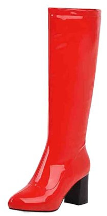 Generisch warehouse deal Winterstiefel Damen Damen Chelsea Mit Rutschfest Sohle Casual Spitze Zehe Klobiger Blockabsatz Winte 5 euro artikel damen sneaker sale