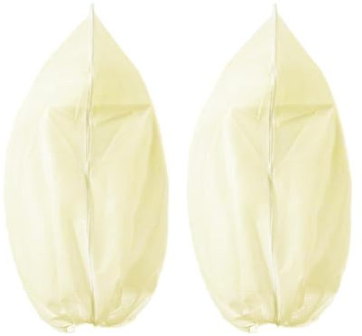 MagiDeal 2X Pflanzenschutzhüllen für den Winter, Frostschutztuch, einfach anzubringen, Frostschutzhüllen, 80cmx120cm