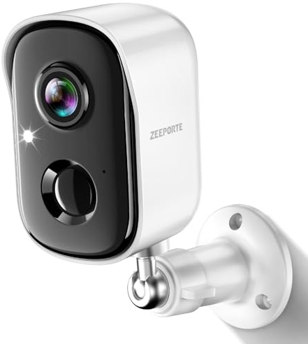 Security Cameras Wireless Outdoor, 2K Battery Powered Indoor Camera/WiFi Camera for Home Security with AI Motion Detection, Color Night Vision, Spotlight, Siren, Waterproof, SD/Cloud Storage