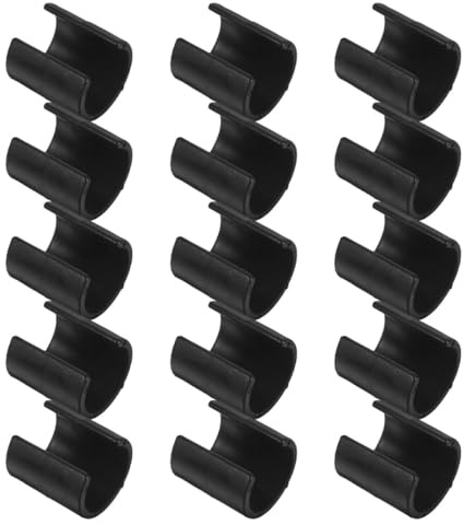JOINPAYA 15 piezas Clips Sujeta Mástil para Bandera Fútbol Accesorios Entrenamiento Agilidad Retención Segura para Banderas Esquinas Campo Práctica Fútbol