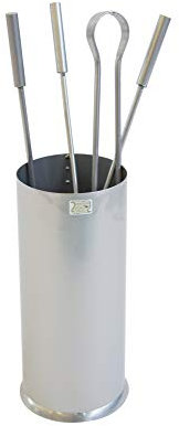 STYLE CHROME- GRUPPO CAMINO H 55 IN FERRO BATTUTO