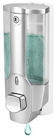 YOUTHINK Wand Seifenspender, Flüssigseifen-Spender nachfüllbarer Seifendosierer für Flüssigseife, Füllmenge 300 ml, für Bad, Küche