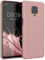 kwmobile Hülle kompatibel mit Xiaomi Redmi Note 9S / 9 Pro / 9 Pro Max Hülle - weiches TPU Silikon Case - Cover geeignet für kabelloses Laden - Winter Rose