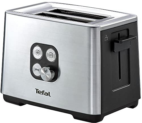 Tefal Equinox TT420D30 Toaster, 900 W, 2 Brotscheiben, Silber