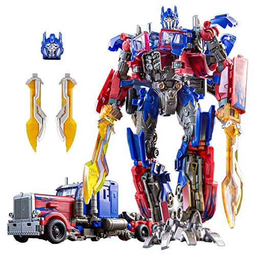 SK MISS Transforming Figur Spielzeug, Deformation Roboter Spielzeug Car, Action Figuren mit Extra Austauschbaren Kopf für Kinder 7+