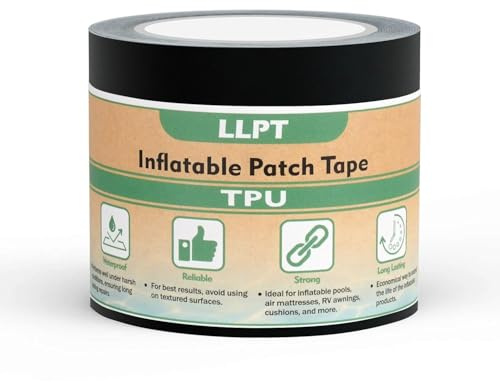 LLPT Uppblåsbart reparationstejp, svart, 51 mm x 3 m