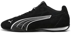 PUMA Catch Suede Sneaker for Adults, Black (Black x White), 11 UK
