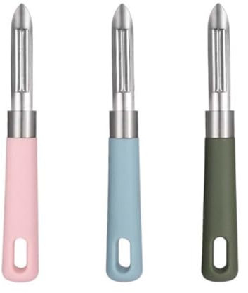 UYVPAER 3 Pezzi Pelapatate Professionale Pela Patate E Verdure Universale Pelaverdure Con Lama In Acciaio Inossidabile Sbuccia Patate Pela Carote Sbucciatore Manuale Per Pelare Patate Carote E