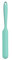 Vroxdrez Espátula de Silicona para Tarros, Raspador flexible, resistente al calor hasta 315 °C, con mango largo y delgado. Ideal para salsas, masa madre y recipientes pequeños (Aqua Sky)