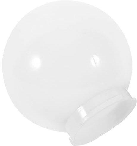 DONFAMDS Pantalla Esférica De Acrílico Para Lámpara De Globo Cubierta De Luz De Globo Blanco Para Farola De Pared Pantalla De Lámpara De Repuesto