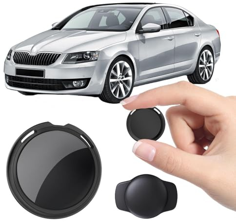 Car Tracker Compatible with Apple Find My(iOS Only)Mini Item GPS Tracking Device with Hidden Magnetic Case Anti Theft Locator No Subscription Global Network Waterproof for Vehicles Trucks Fleet Assets