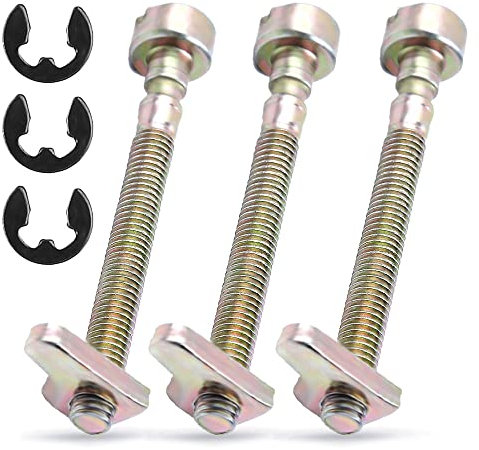Haishine 3 Pcs/lot Tendeur de chaîne du vis de réglage Remplacement pour McCulloch 335 338 435 436 438 440 441 442 444 & partenaire 350 351& Poulan 295 2775 2990 4620 tronçonneuse