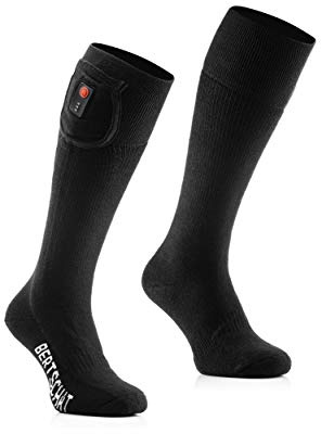 BERTSCHAT Calcetines calefactables batería Long Edition Pro - Calcetines eléctricos para hombre y mujer - Calcetines térmicos - Calcetines térmicos - Senderismo, Ciclismo, Esquí, Motocicleta -