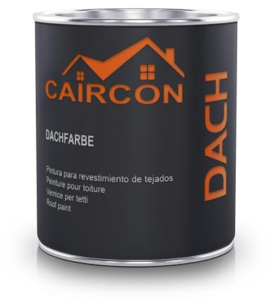 Dachfarbe Sockelfarbe Dachbeschichtung Farbe für Dachziegel Gelb - 750ml