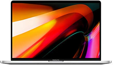 2019 Apple MacBook Pro mit 2.4GHz Intel Core i9 (16-zoll, 64GB RAM, 1TB SSD Kapazität) (QWERTY English) Silber (Generalüberholt)